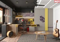 Комната в Мире героев Marvel 001 Модерн