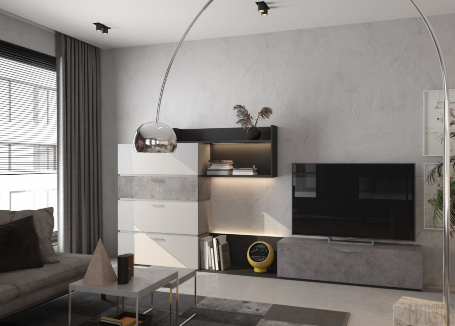 Гостиная 280 Модерн ДСП EURODECOR-1