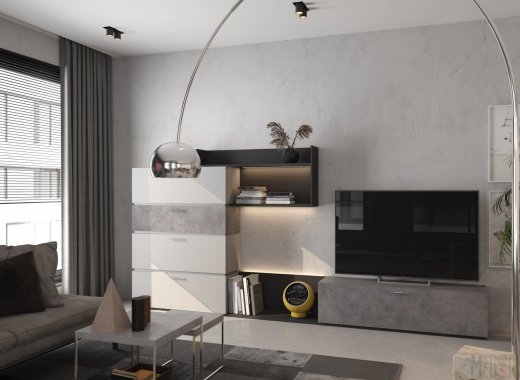 Гостиная 280 Модерн ДСП EURODECOR-1
