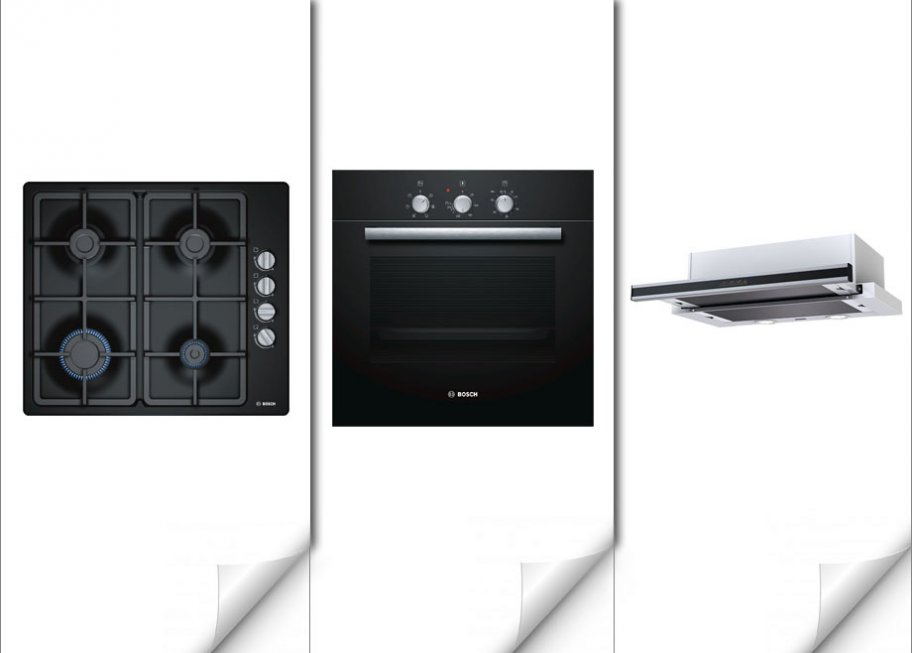 Комплект BOSCH 5 с вытяжкой Krona